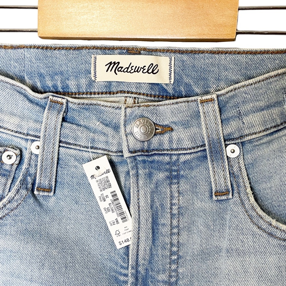NWT Madewell The Perfect Vintage Straight Leg Distressed Jeans - Picture 6 of 8